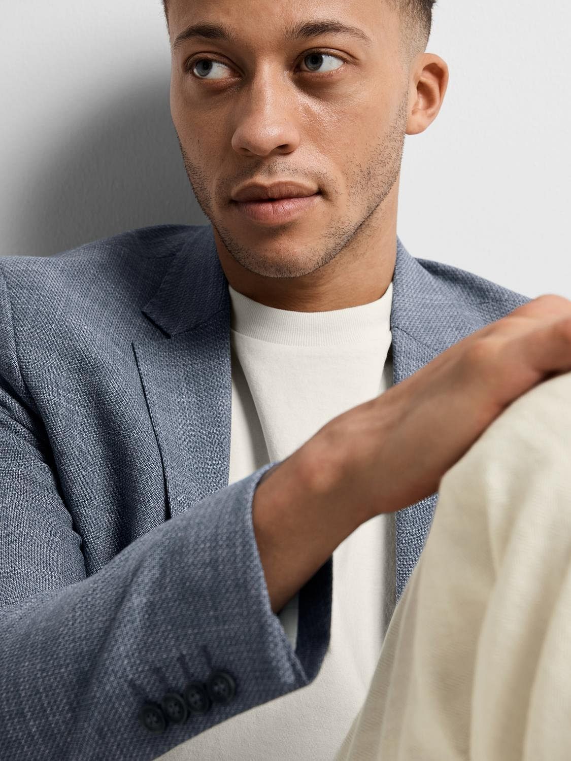 Nautical Blue Structured Blazer