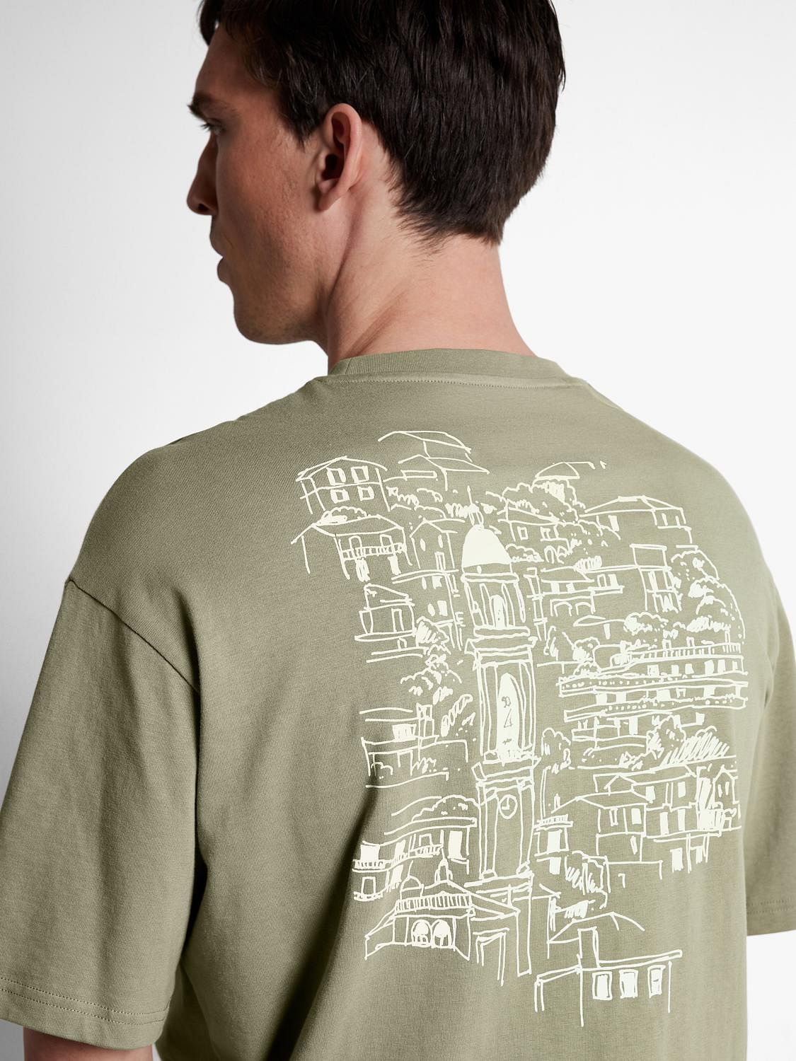 Green Text Print T-Shirt