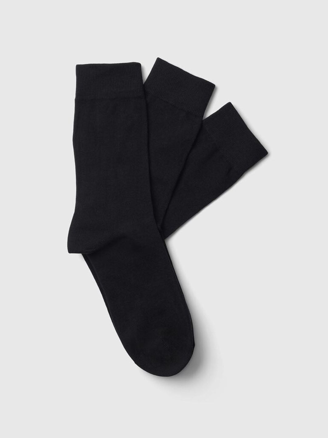 Black Pack Of 3 Organic Cotton Socks