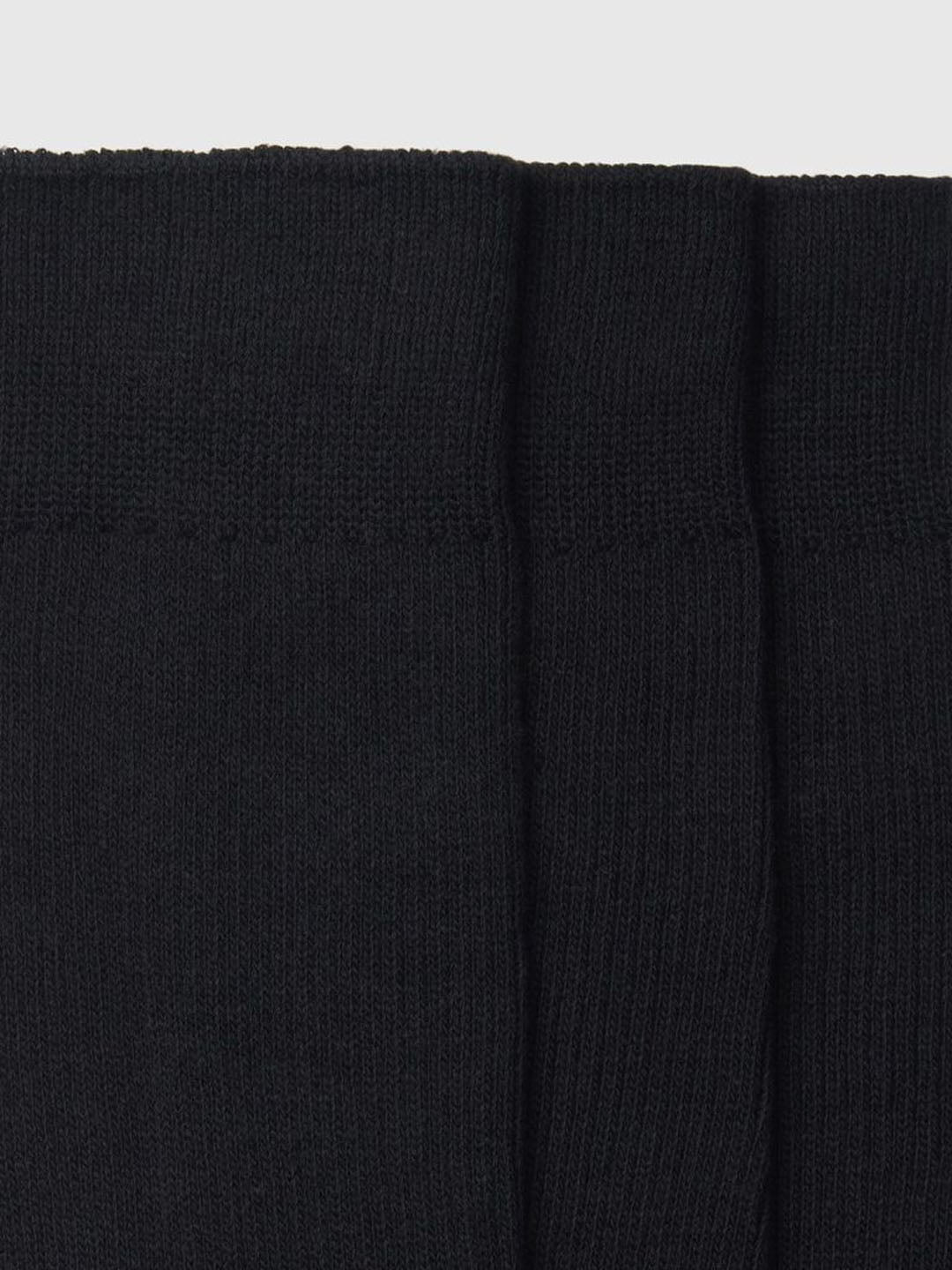 Pack Of 3 Ribbed Organic Cotton Socks