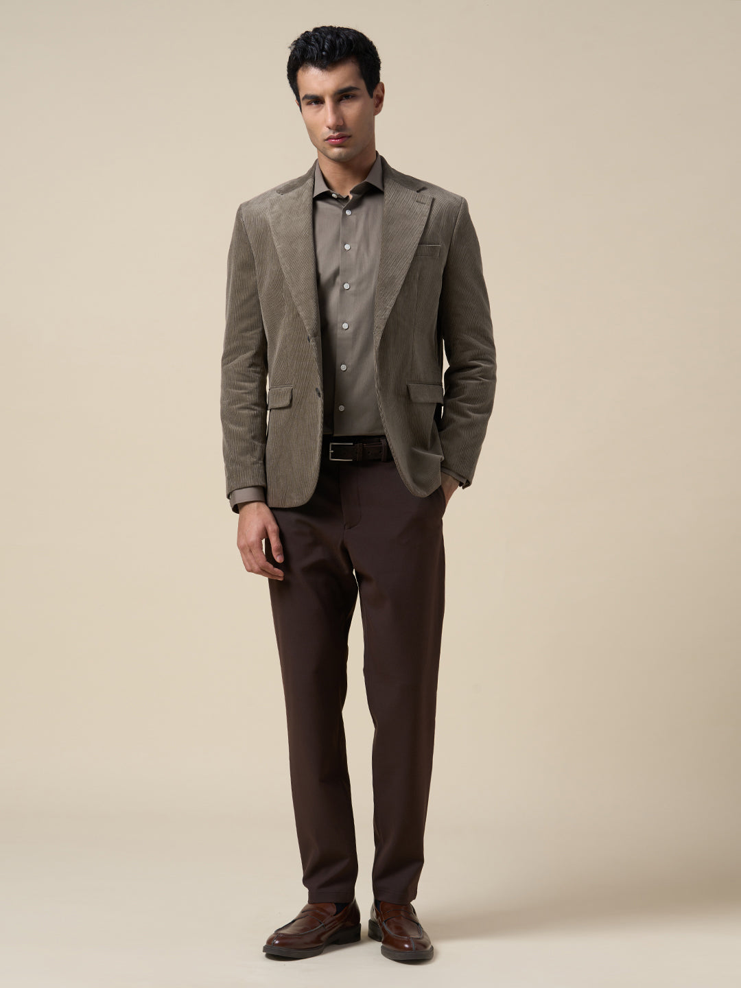Brown Full Sleeves Shirt