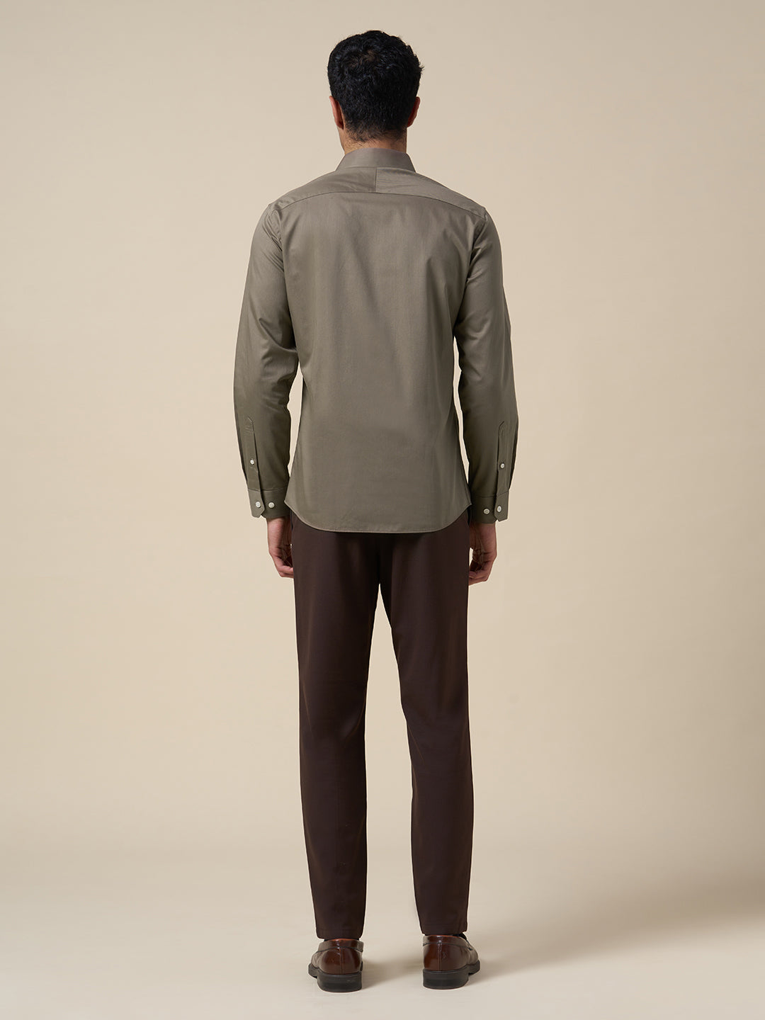 Brown Full Sleeves Shirt