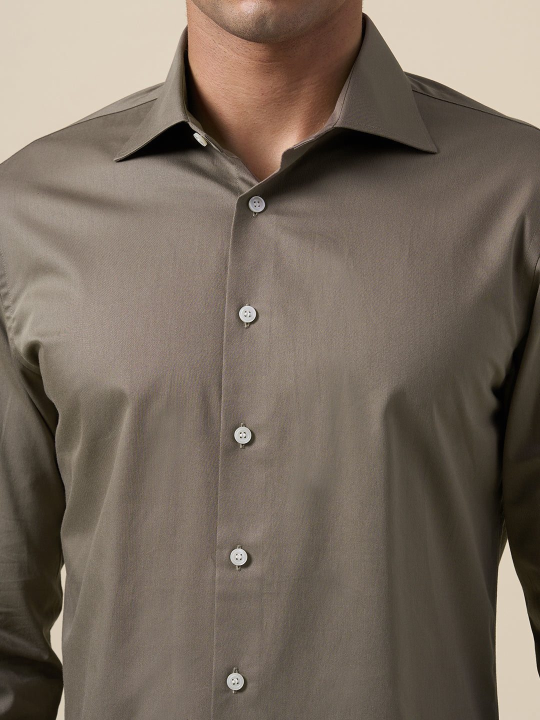 Brown Full Sleeves Shirt