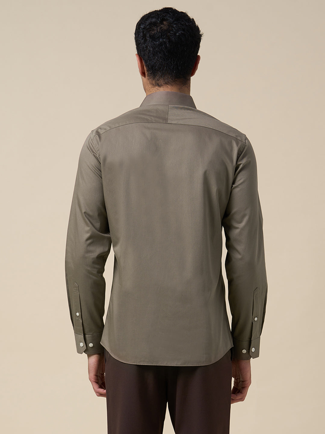 Brown Full Sleeves Shirt