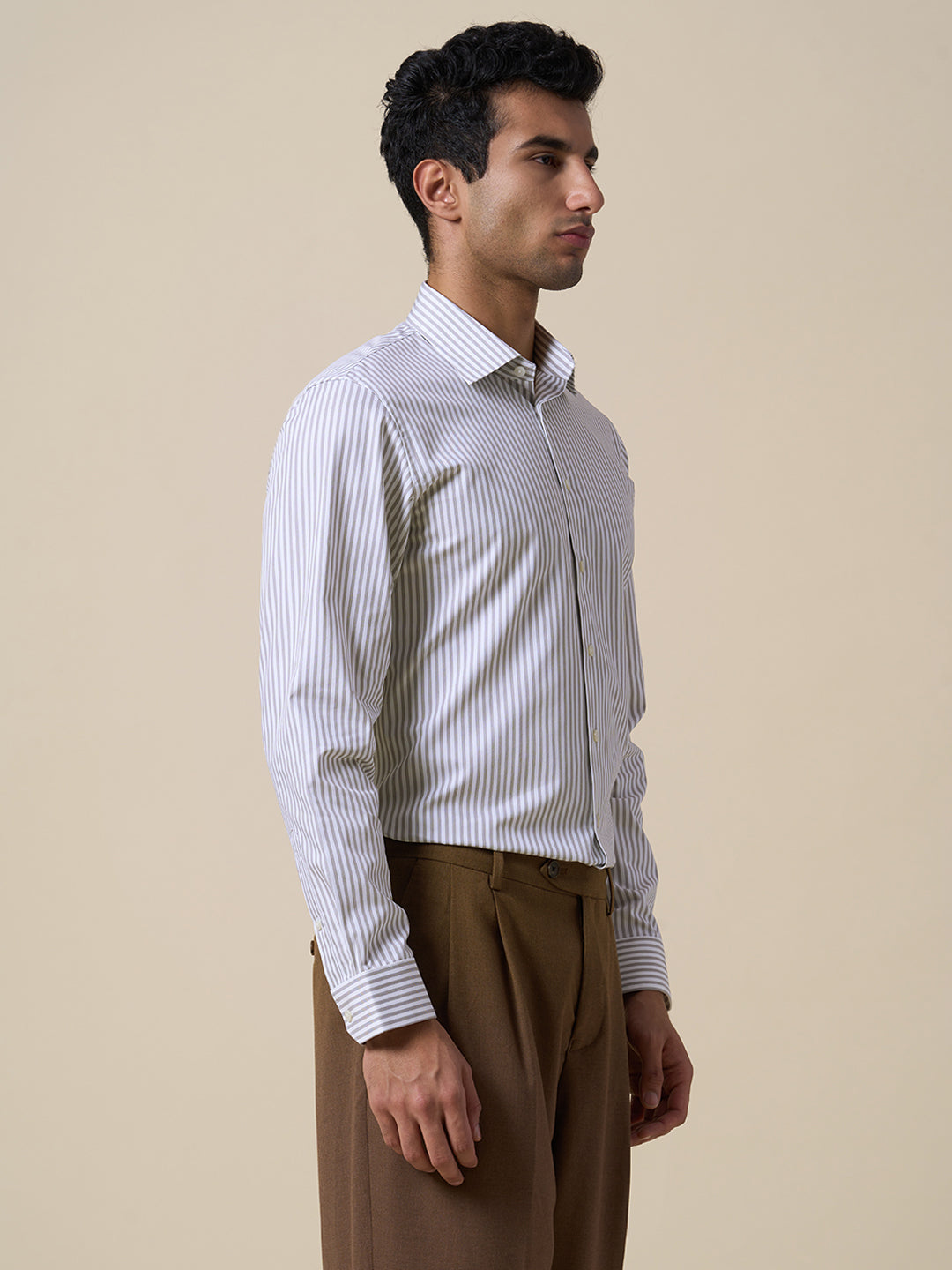 Organic Cotton Stretch Formal Shirt