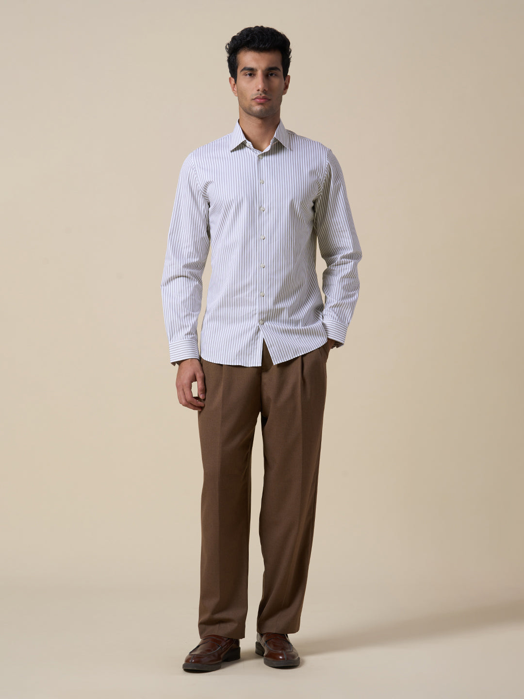 Organic Cotton Stretch Formal Shirt