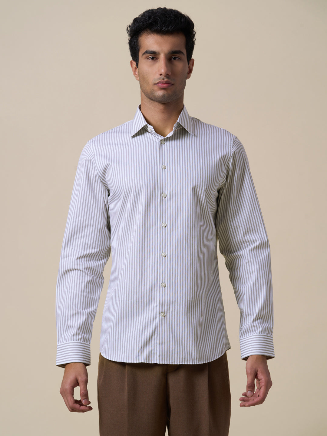 Organic Cotton Stretch Formal Shirt