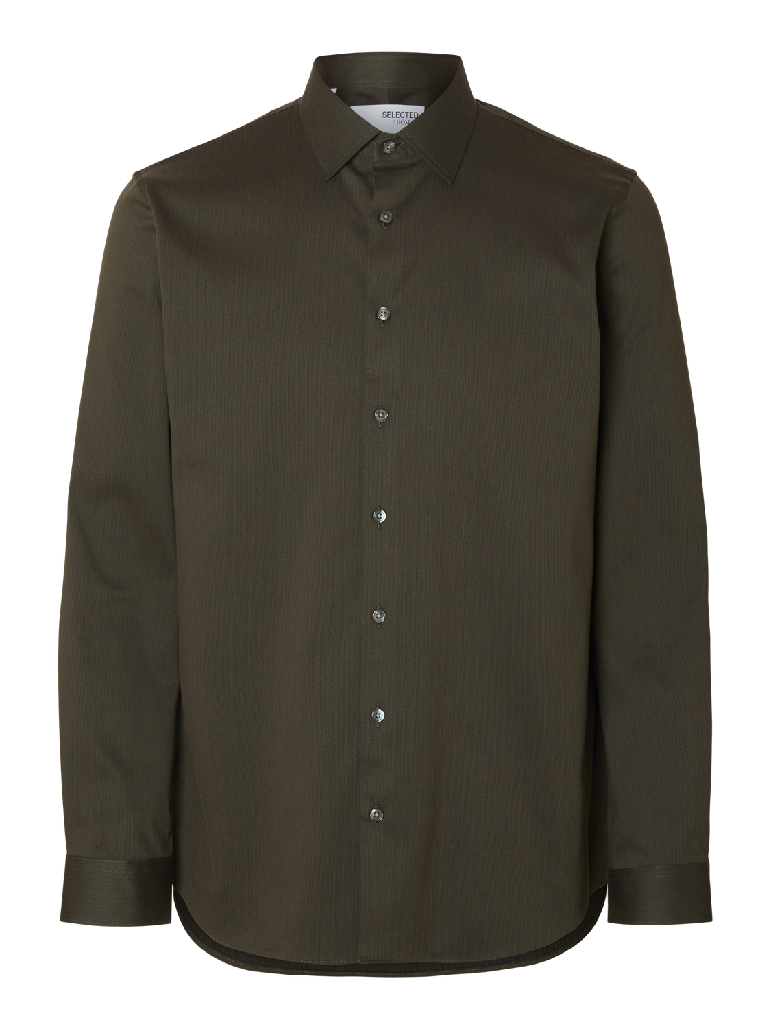Dark Green Slim Fit Shirt