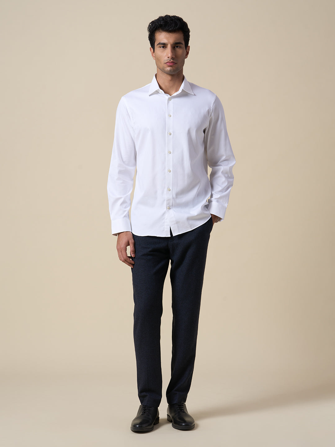 Organic Cotton Stretch Formal Shirt