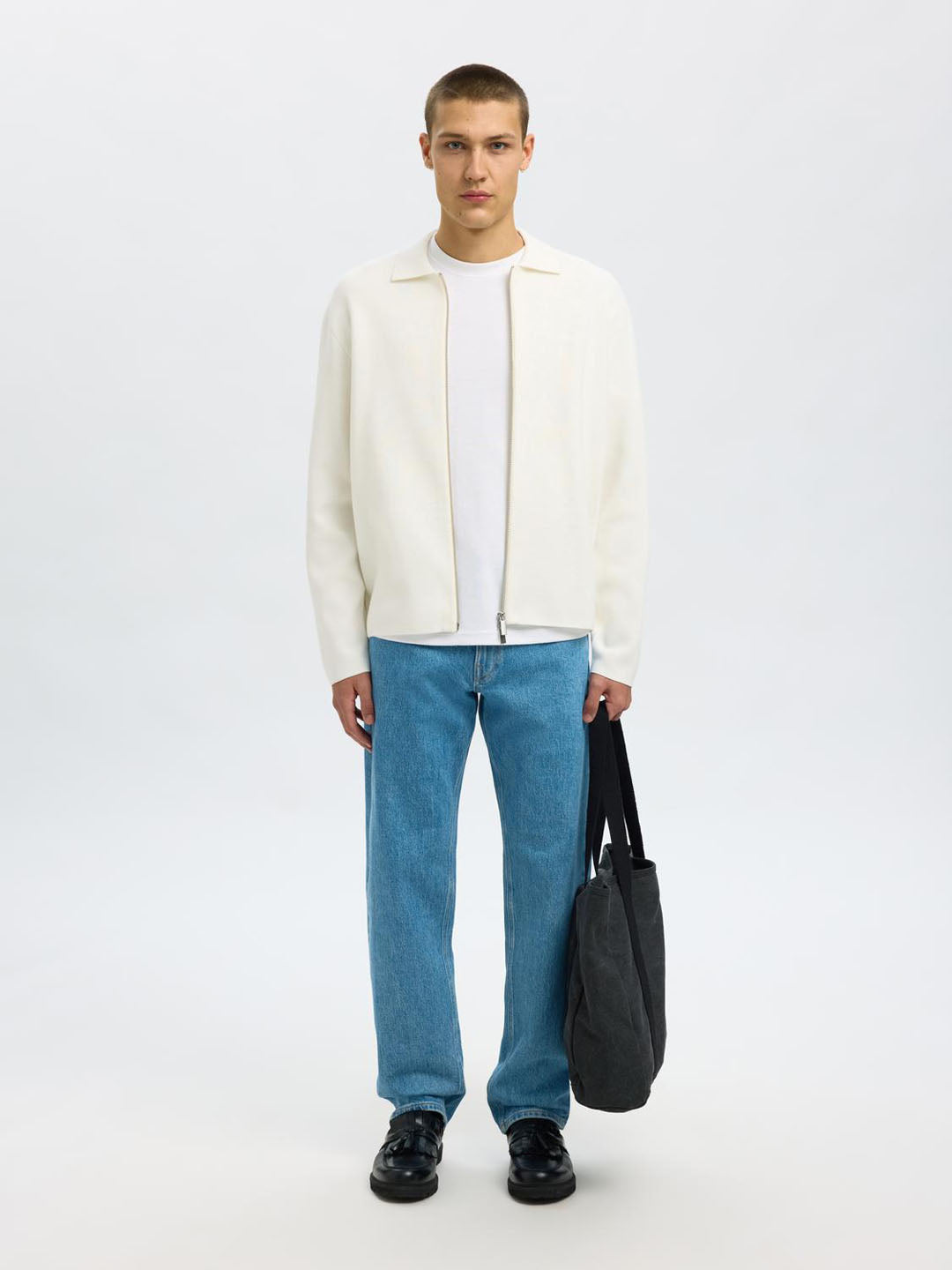 Light Blue Straight Fit Jeans