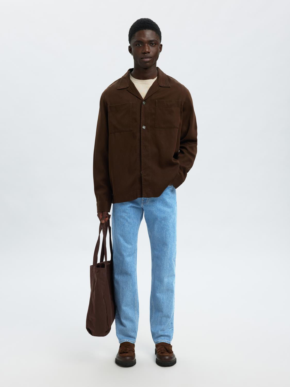 organic Cotton Slim Fit Jeans - Light Blue