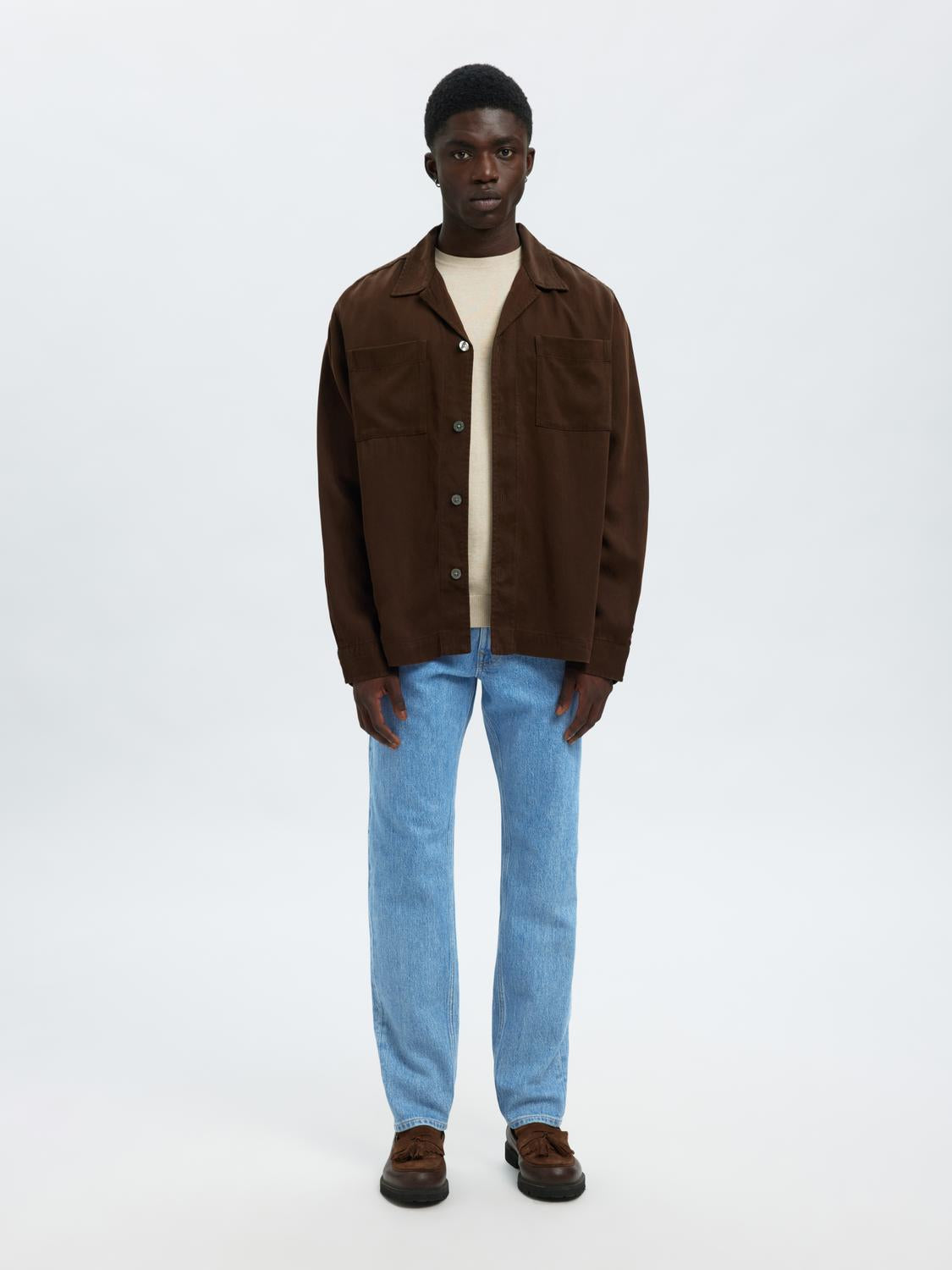 organic Cotton Slim Fit Jeans - Light Blue