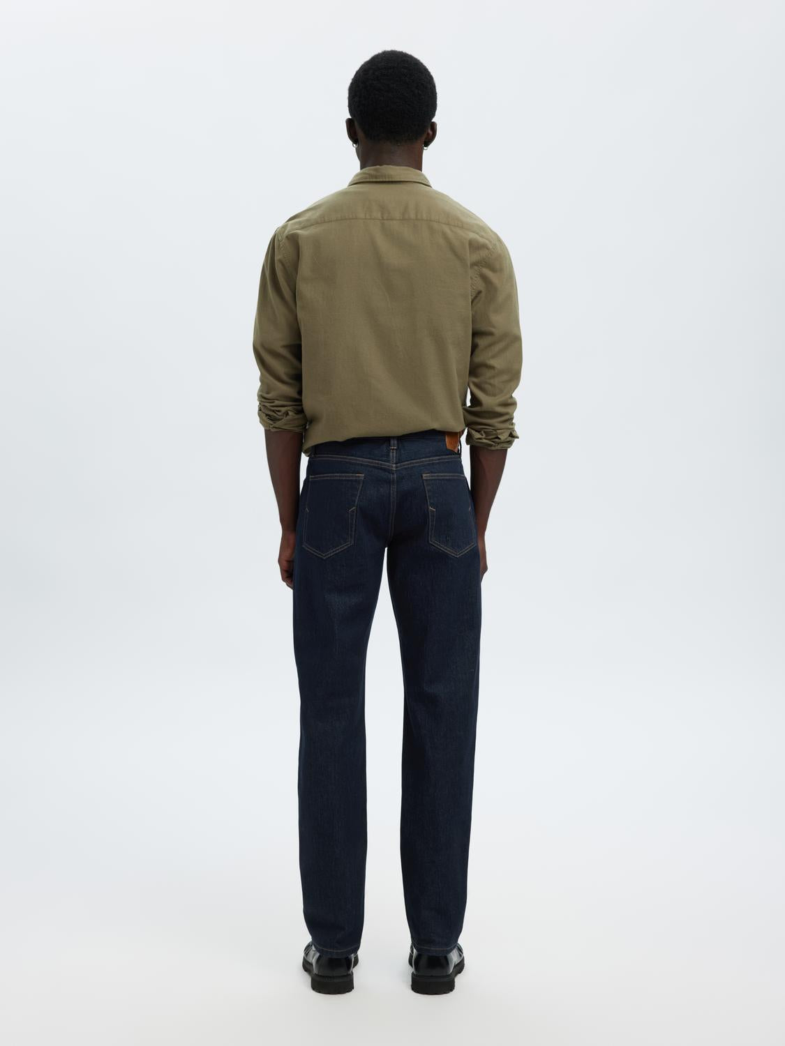 organic Cotton Slim Fit Jeans - Dark Blue