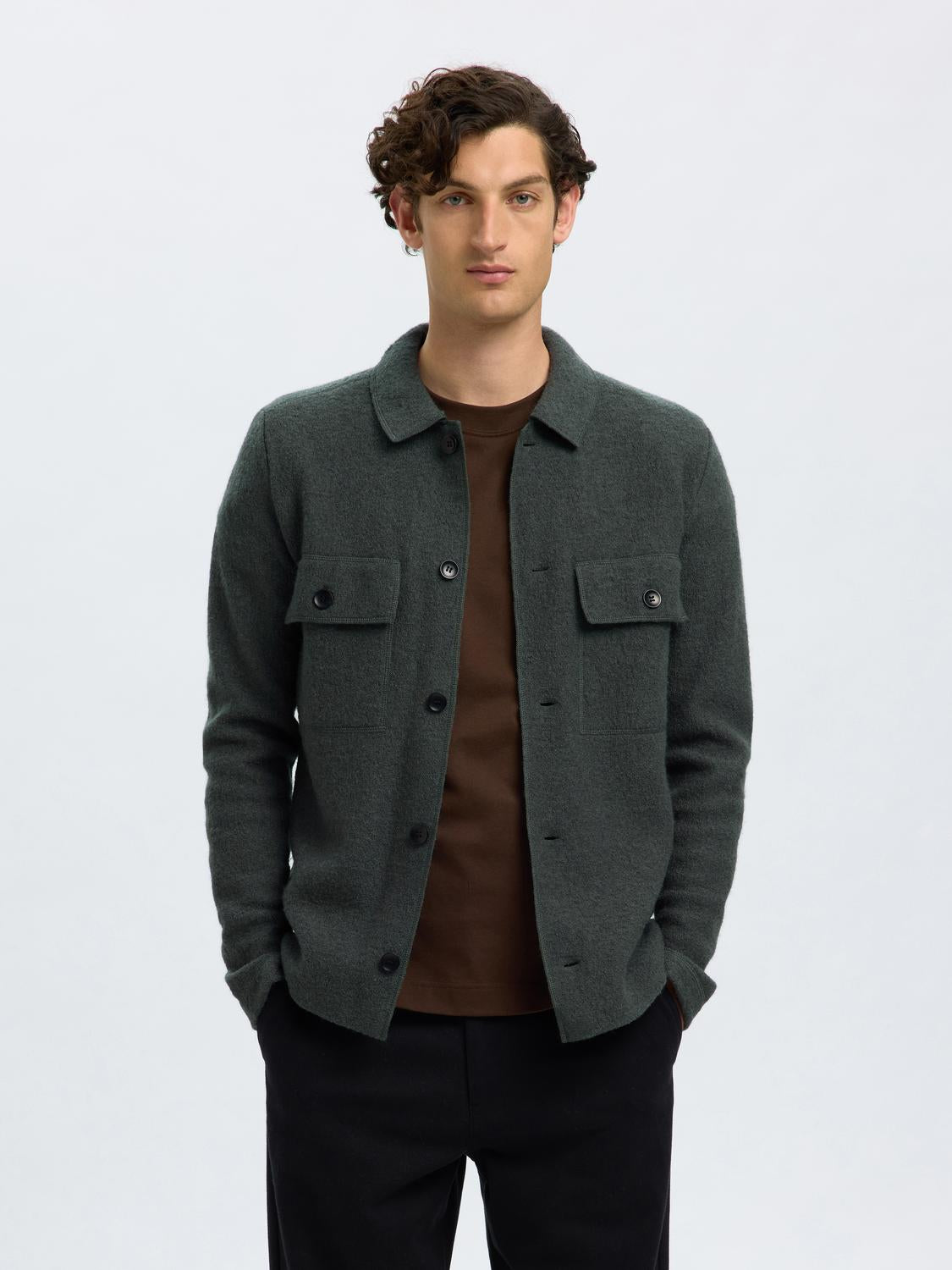 Knitted Workwear Cardigan