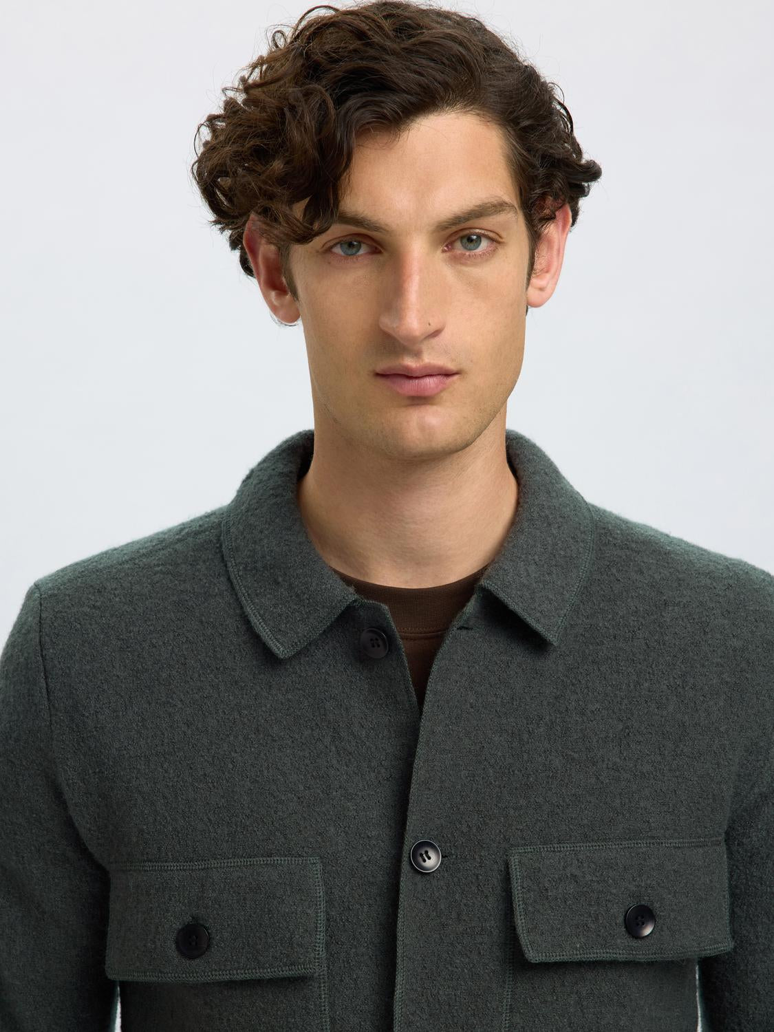 Knitted Workwear Cardigan