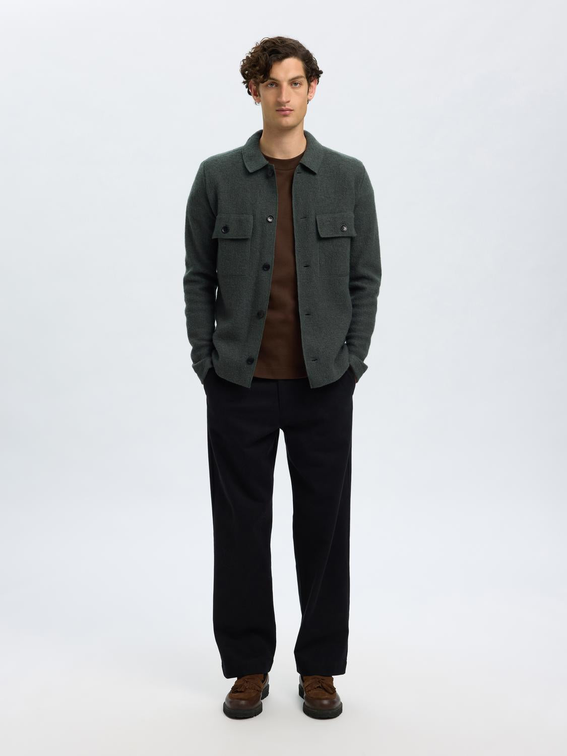 Knitted Workwear Cardigan