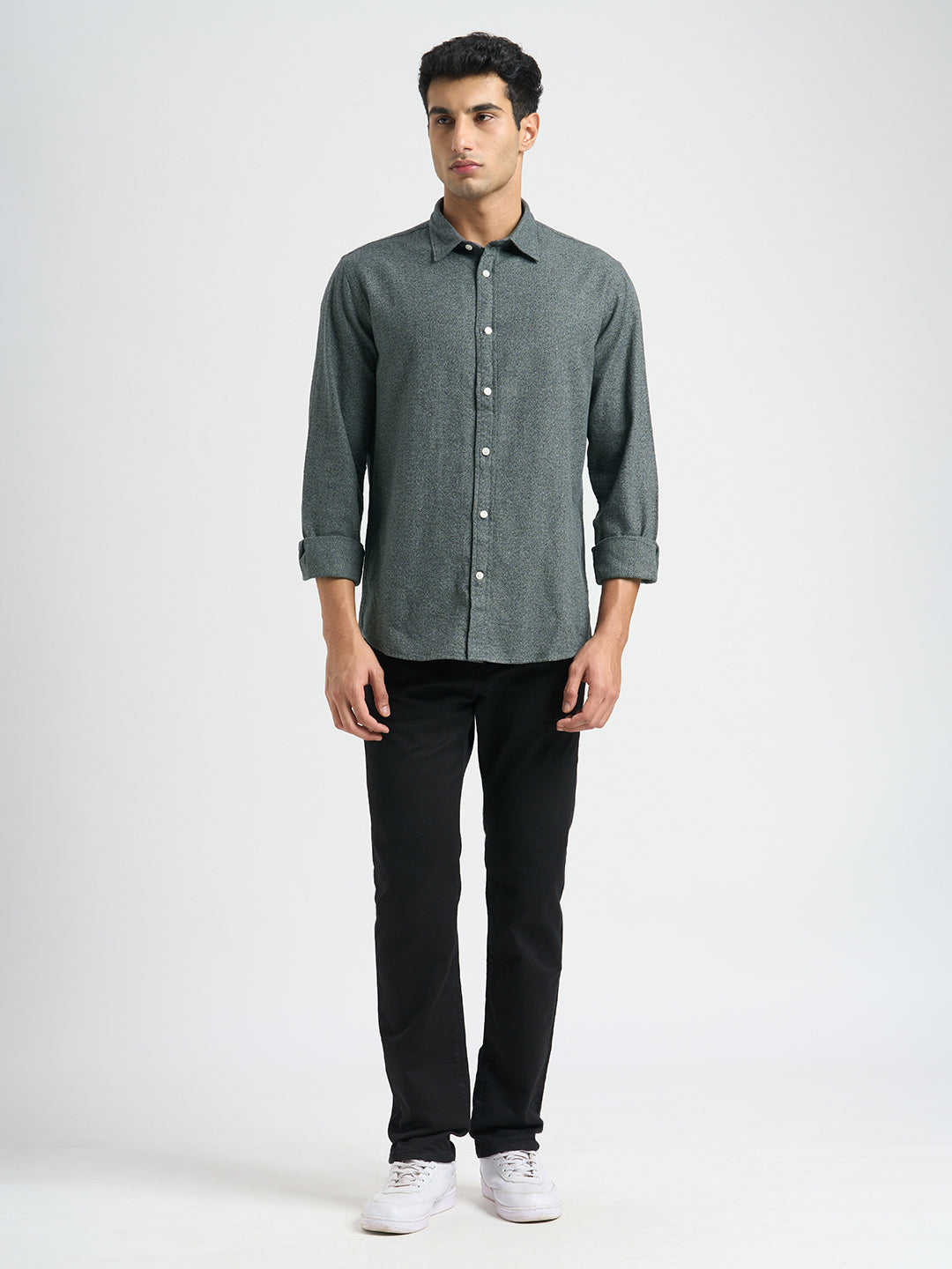 Organic Cotton Brushed Regular Fit Shirt