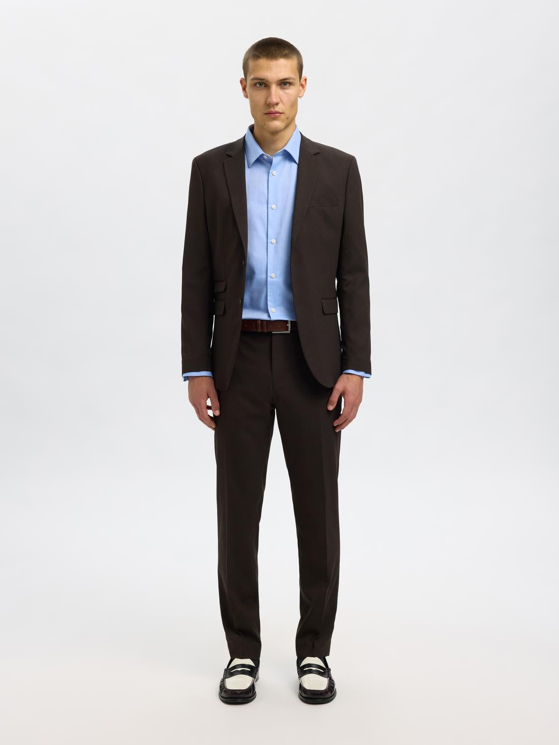 Light Blue Slim Fit Formal Shirt