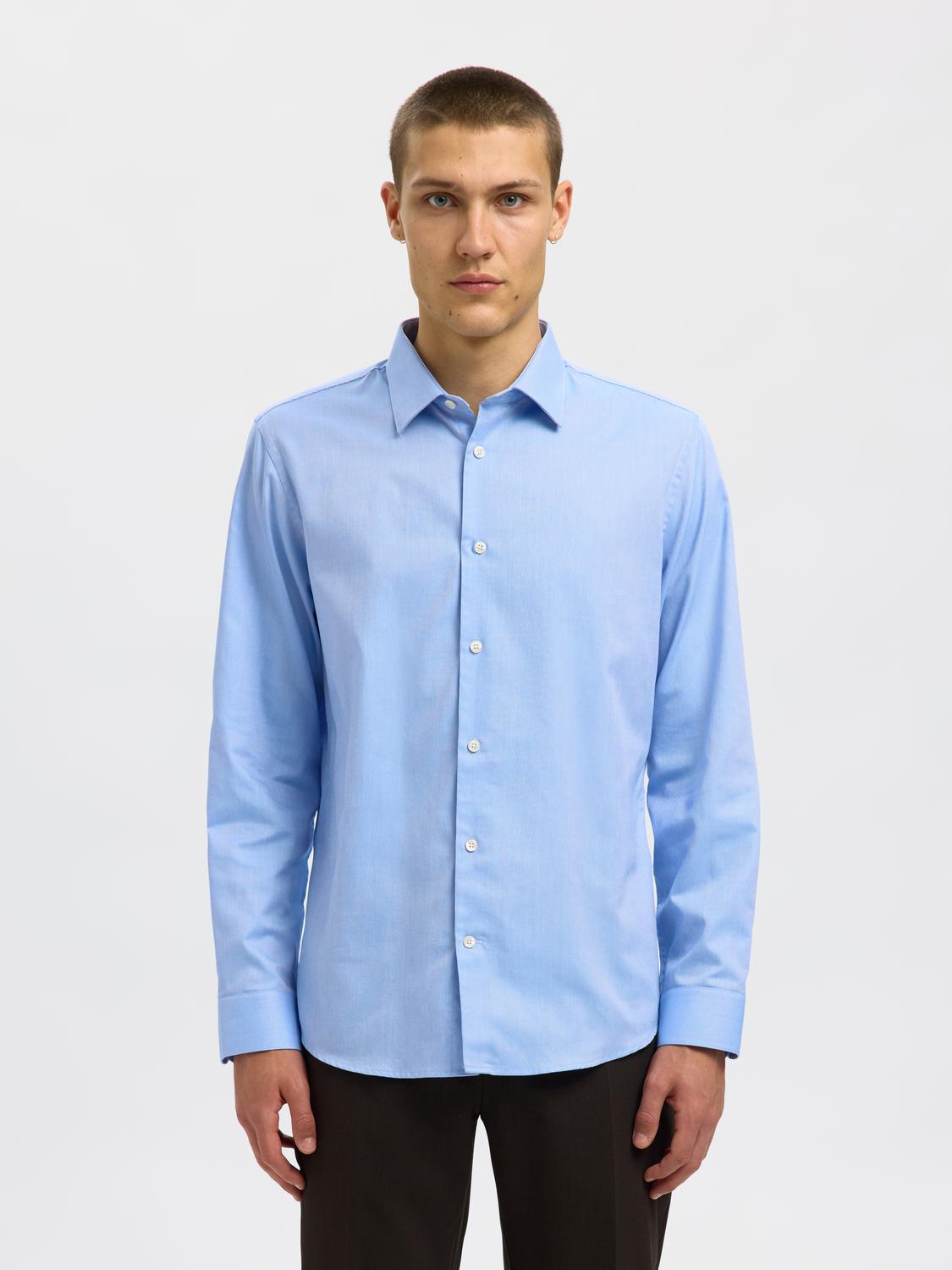 Light Blue Slim Fit Formal Shirt