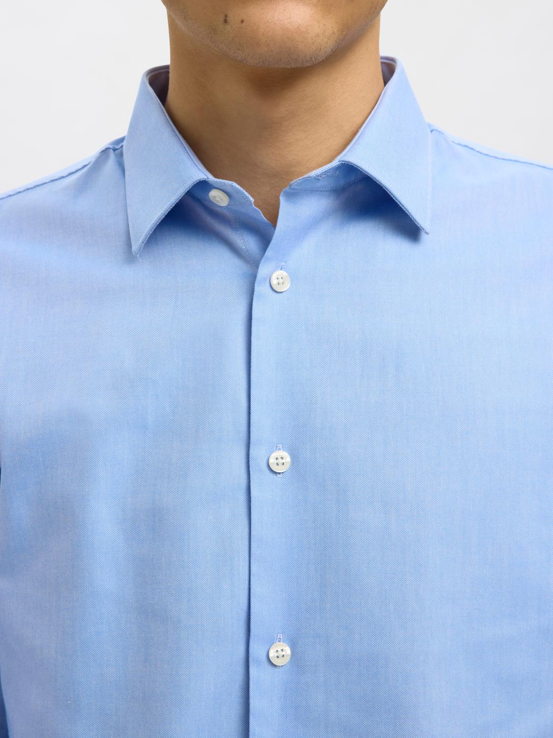 Light Blue Slim Fit Formal Shirt