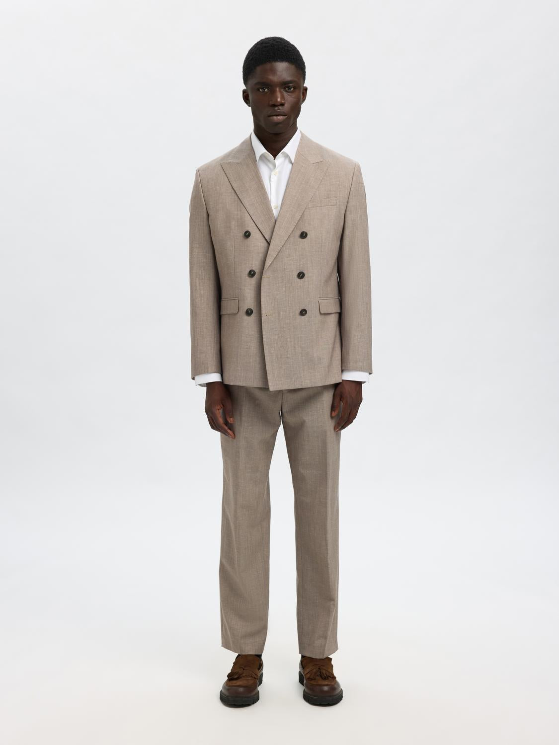 White Slim Fit Formal Shirt