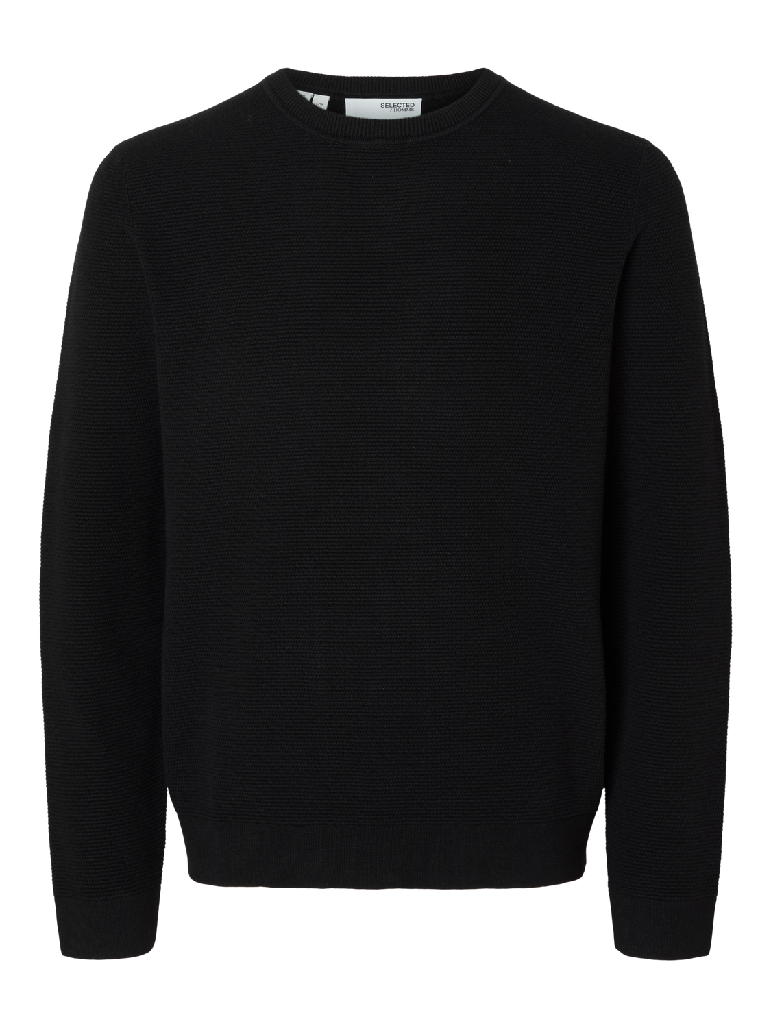 Black Organic Cotton Pullover