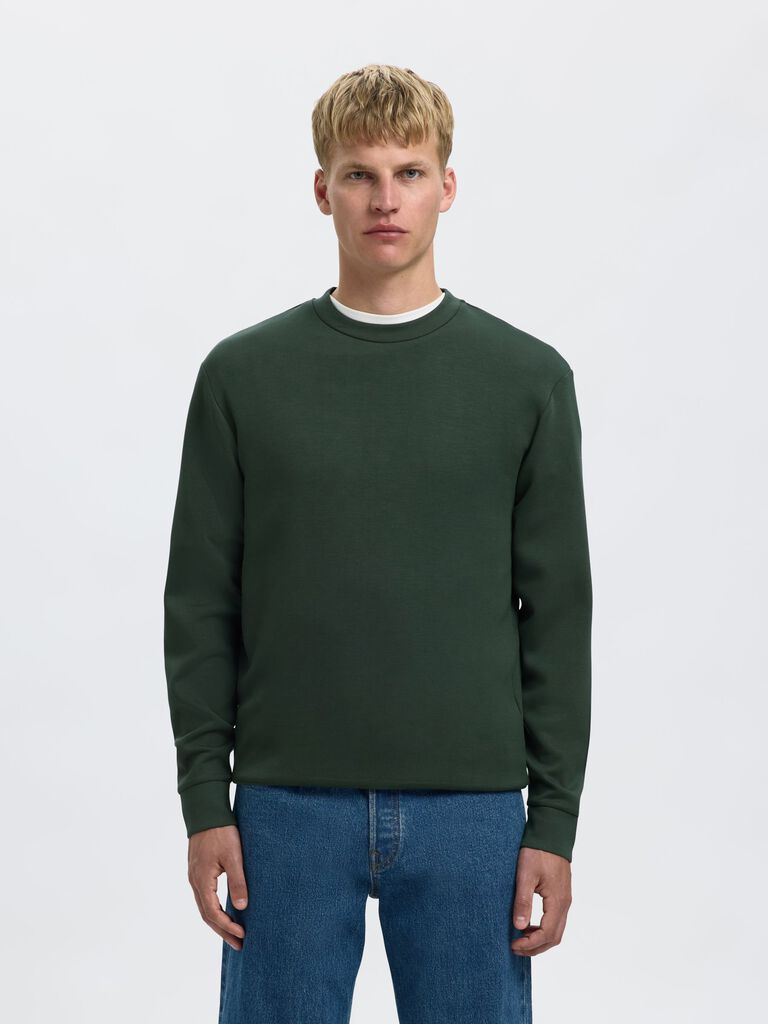 Crew Neck Sweatshirt - Green