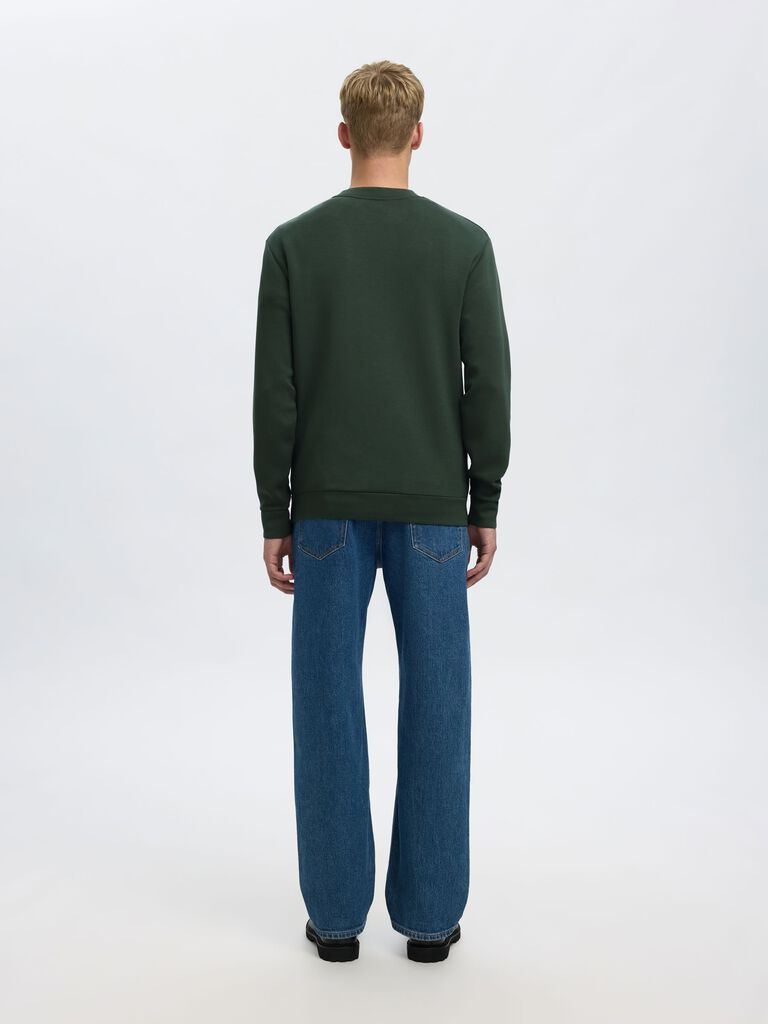 Crew Neck Sweatshirt - Green