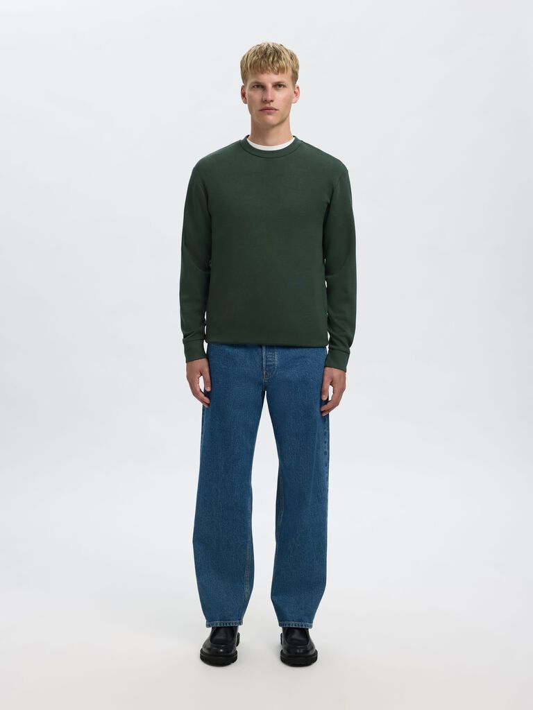 Crew Neck Sweatshirt - Green