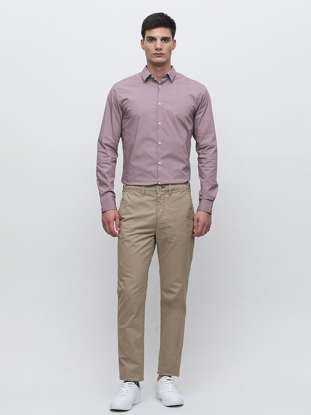 Taupe Formal Full Sleeves Shirt