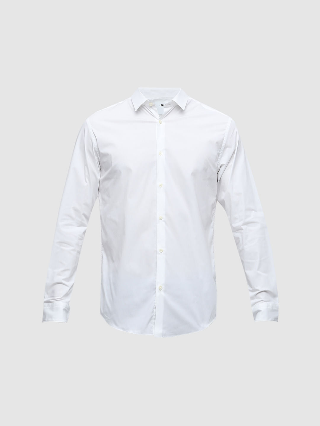 White Formal Full Sleeves Shirt