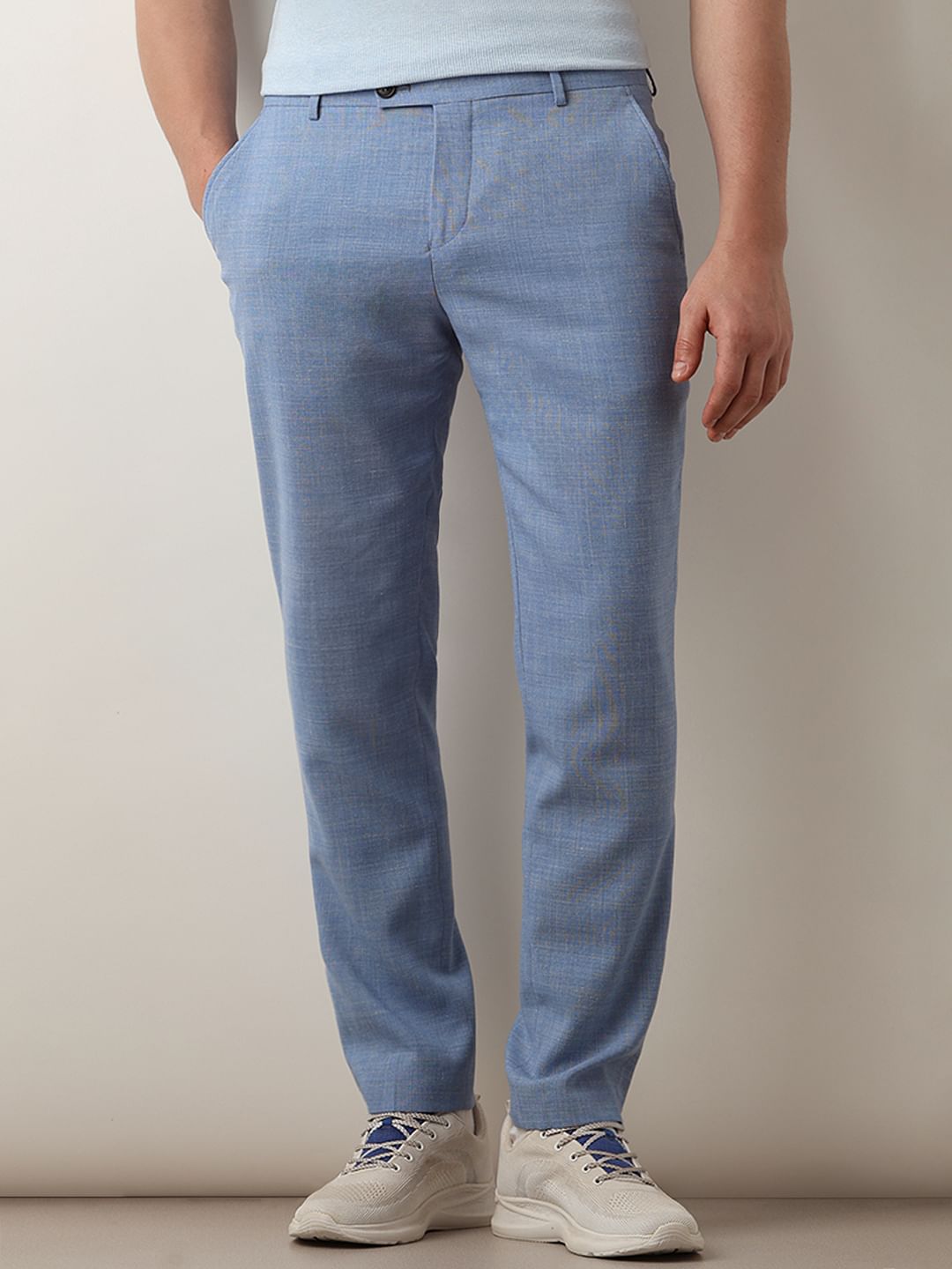 Light Blue Suit-Set Trousers