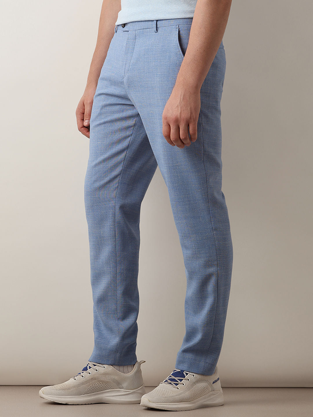 Light Blue Suit-Set Trousers