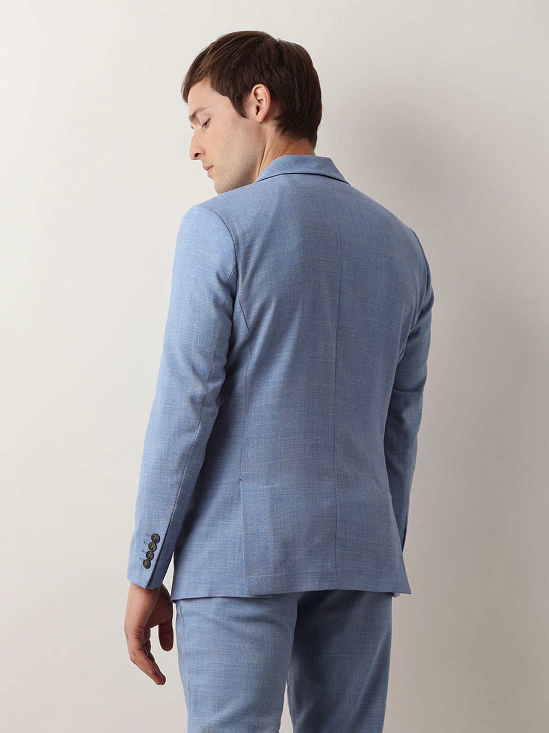 Light Blue Suit-Set Blazer