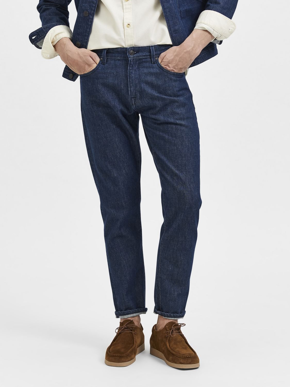 Darl Blue Mid Rise Toby Tapered Jeans
