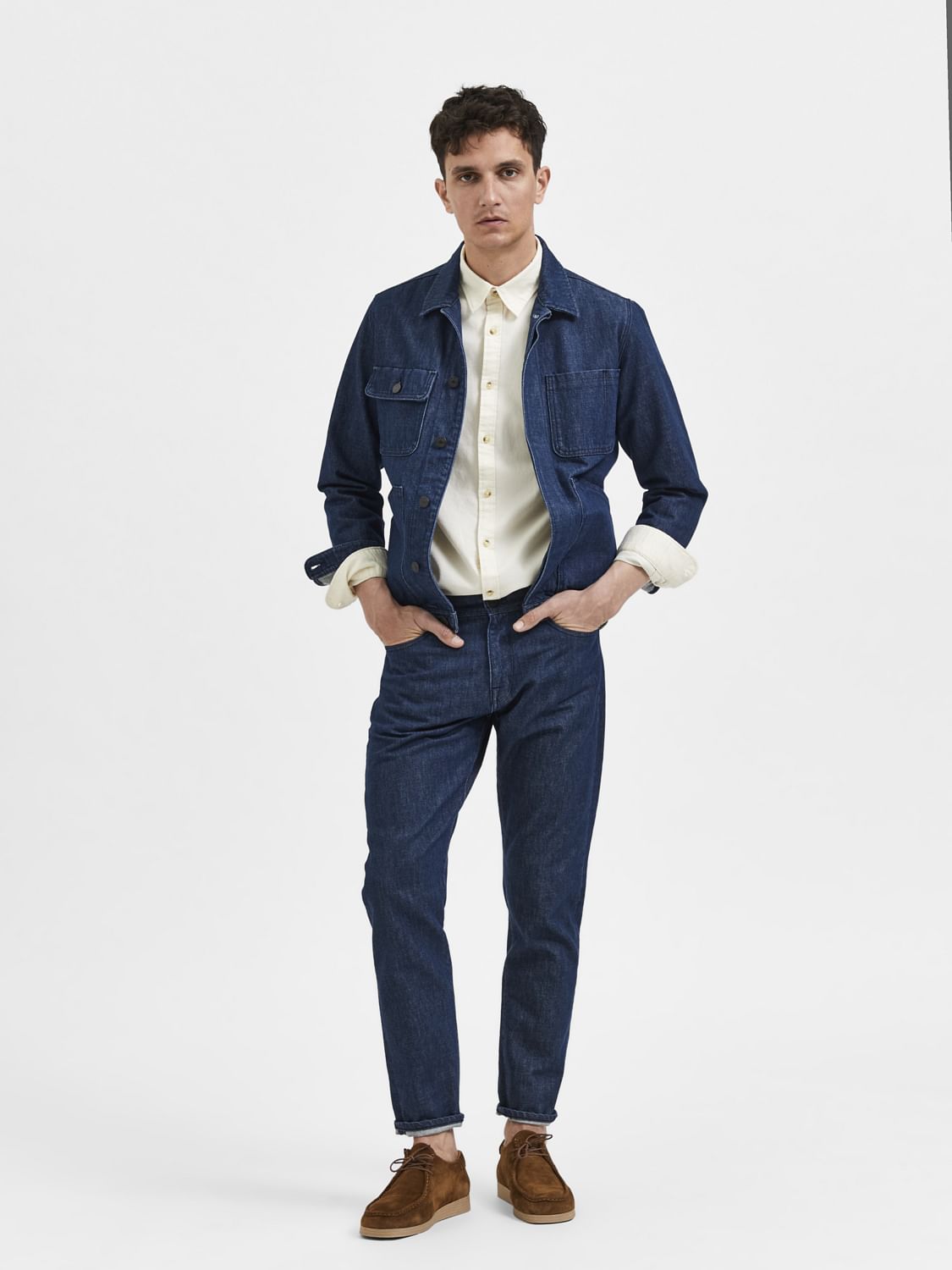 Darl Blue Mid Rise Toby Tapered Jeans