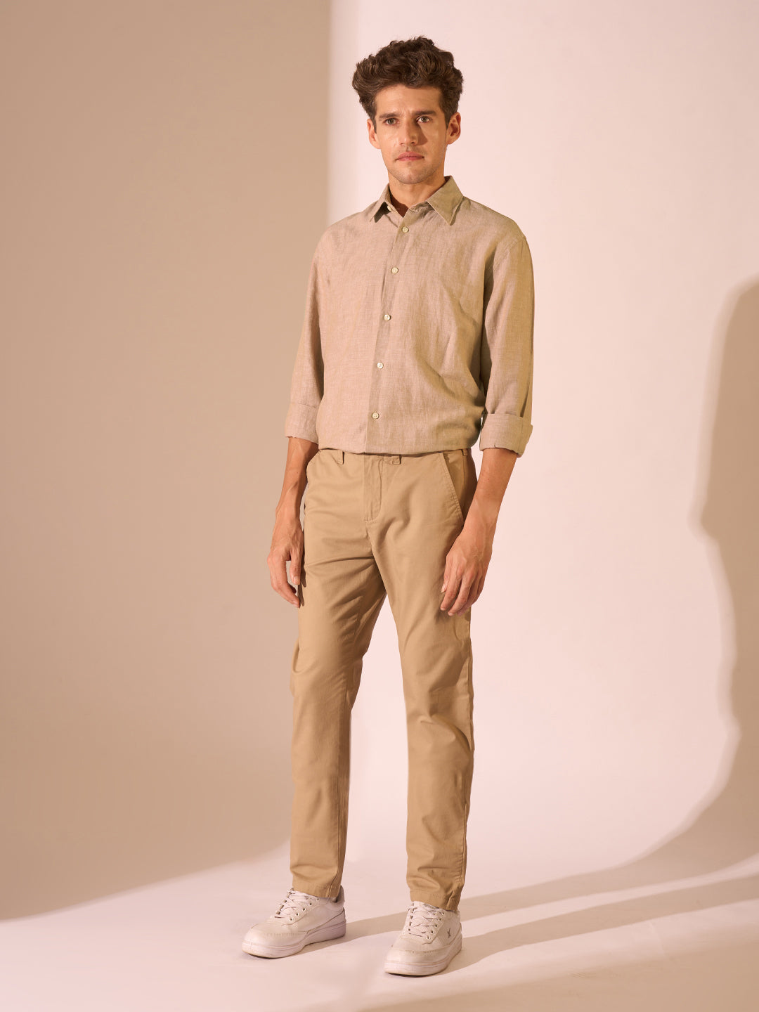 Linen Blend Regular Fit Shirt