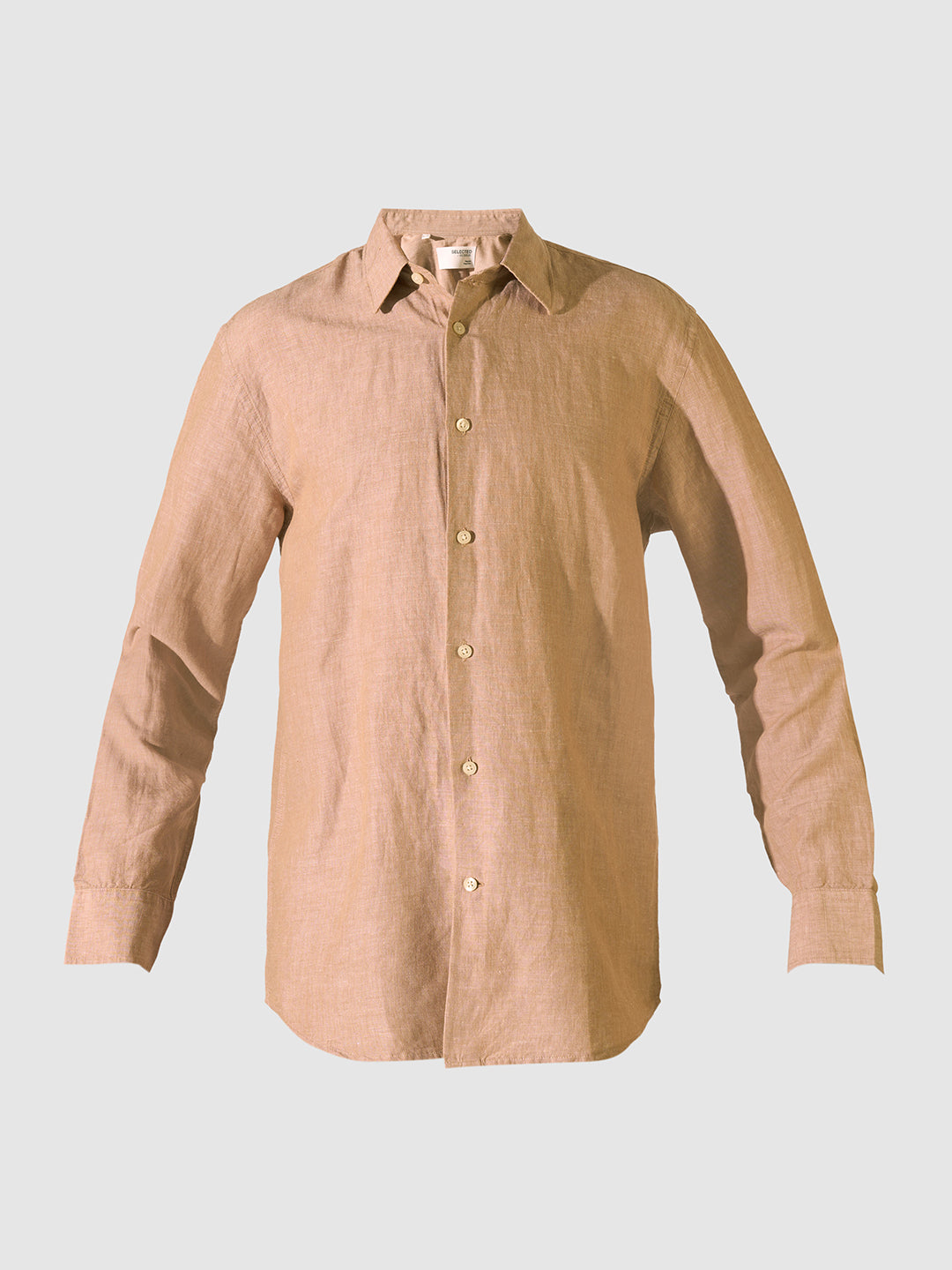 Linen Blend Regular Fit Shirt