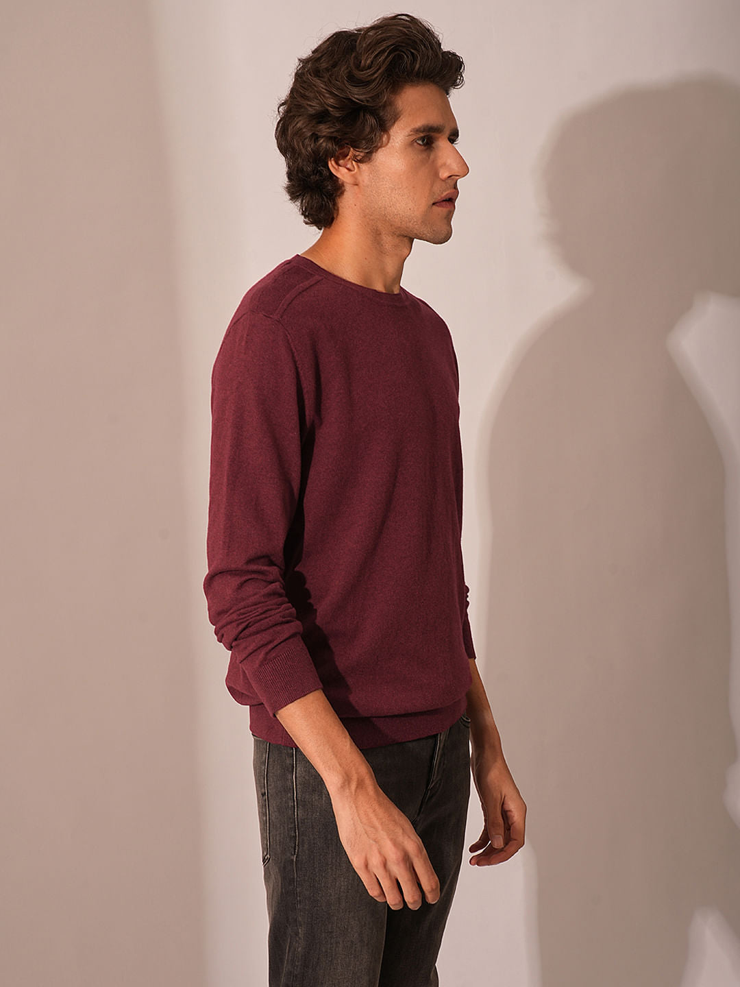 Red Knitted Pullover