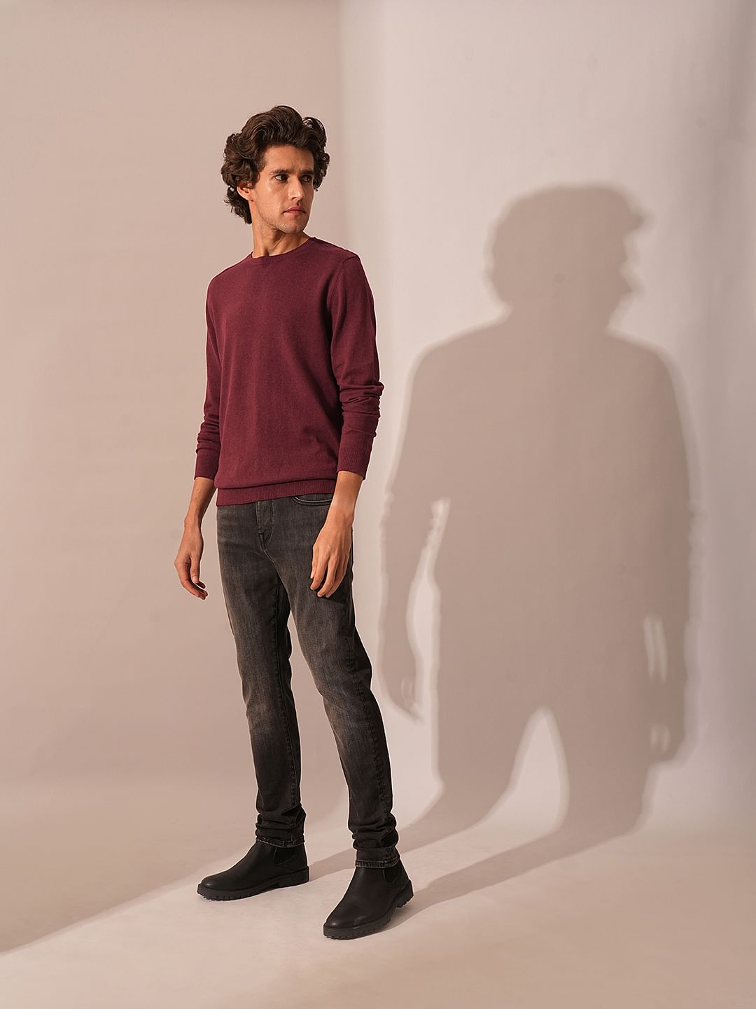 Red Knitted Pullover