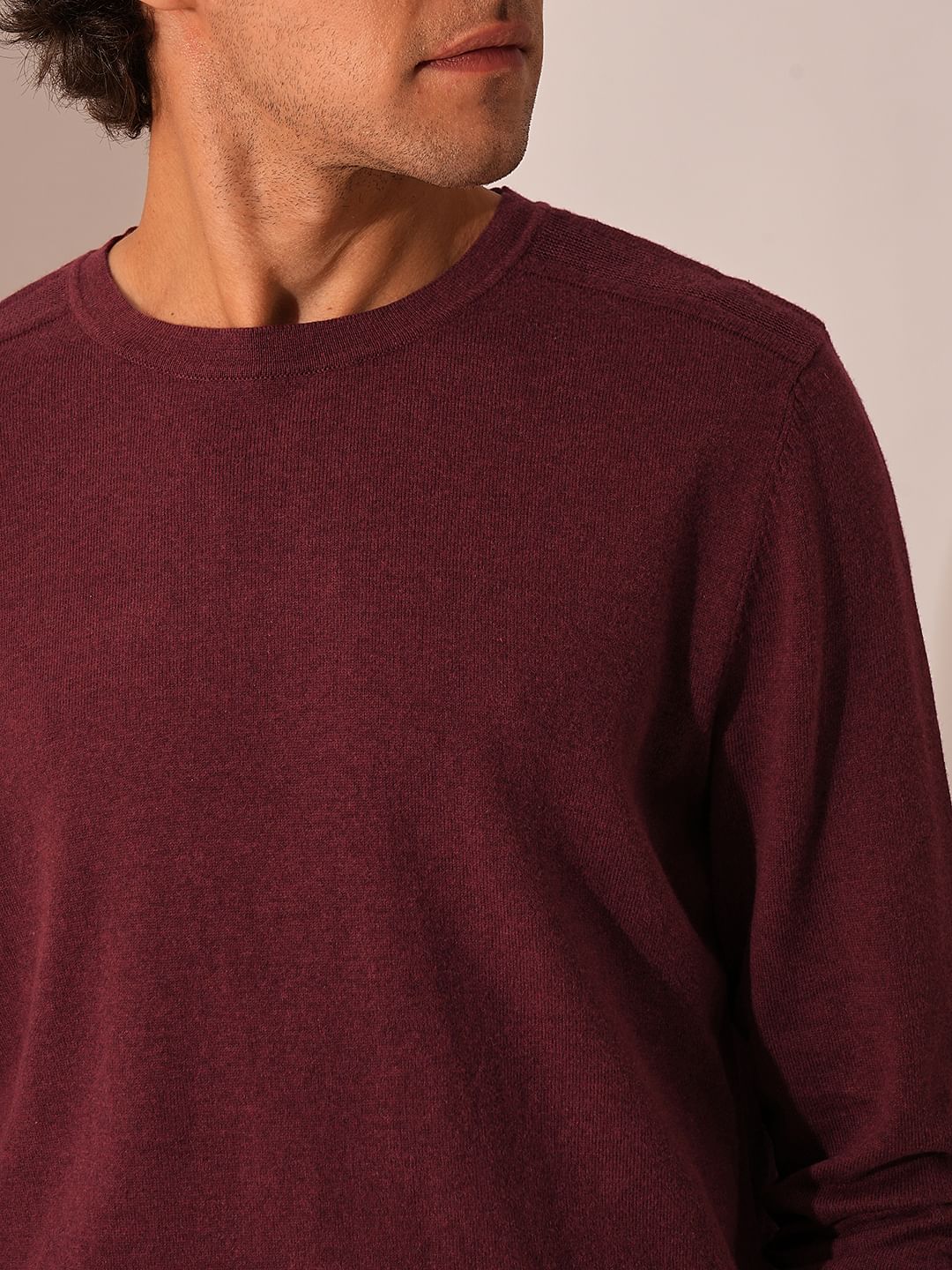 Red Knitted Pullover