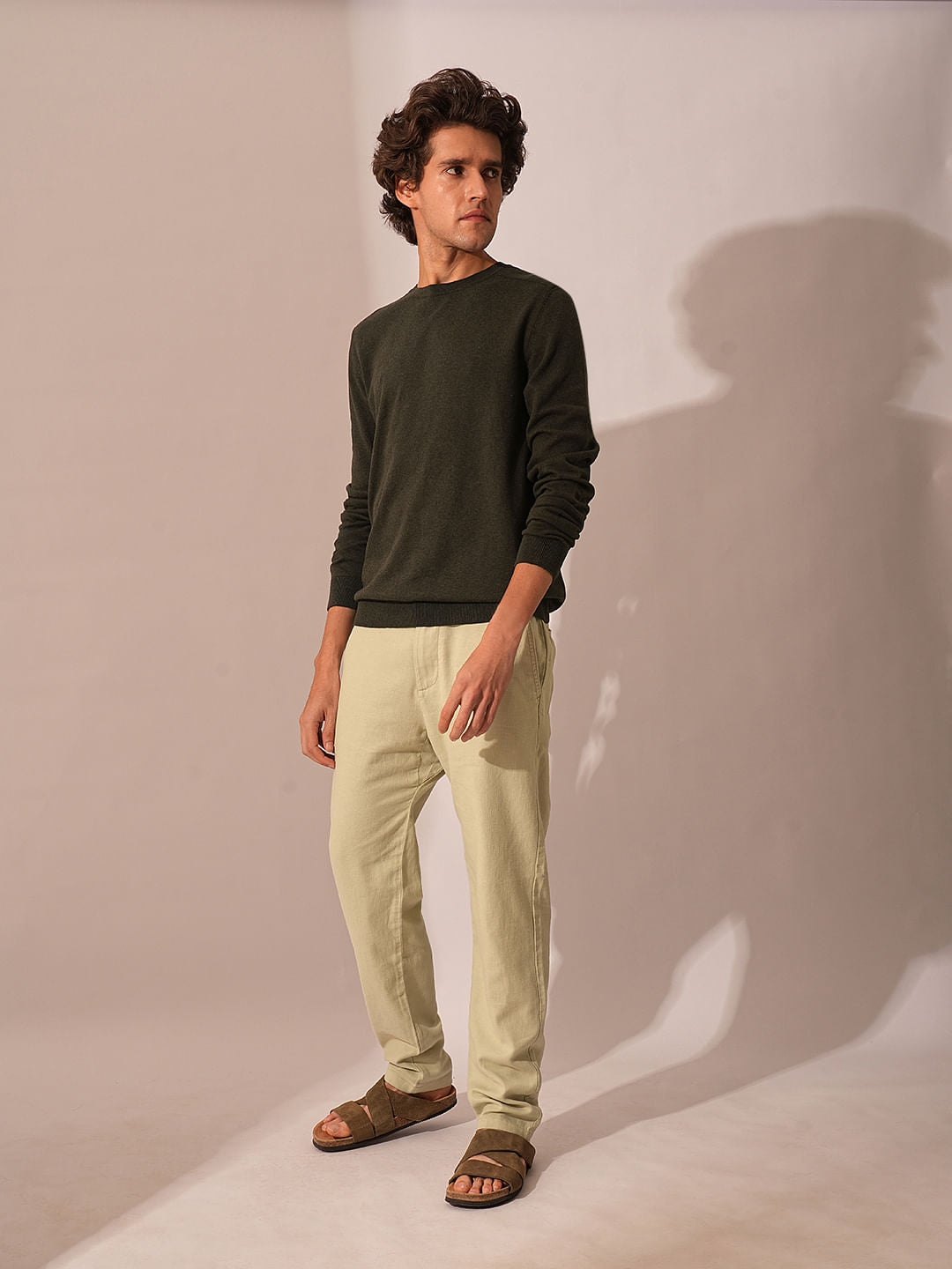 Dark Brown Knitted Pullover