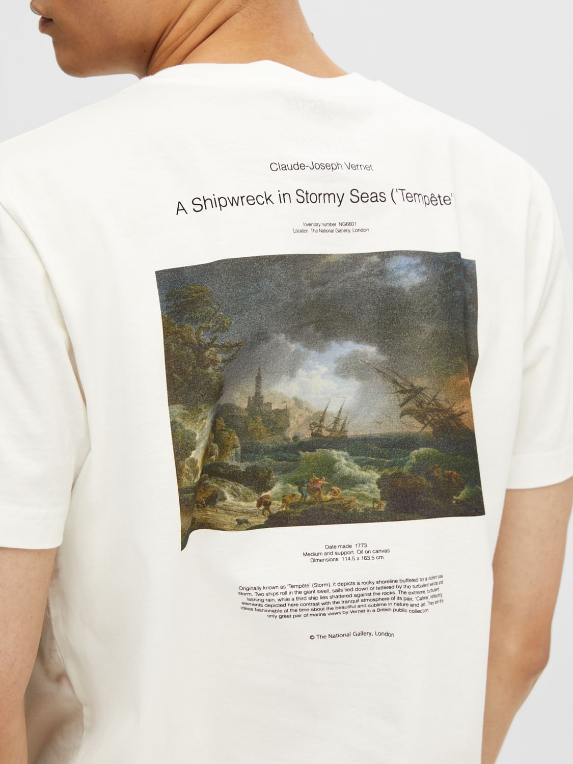 Beige Graphic Print T-shirt