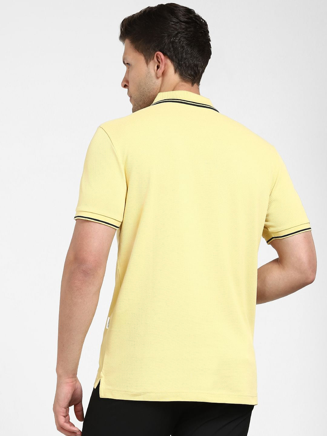Yellow Organic Cotton Polo T-Shirt