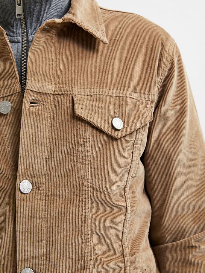 Beige Corduroy Jacket