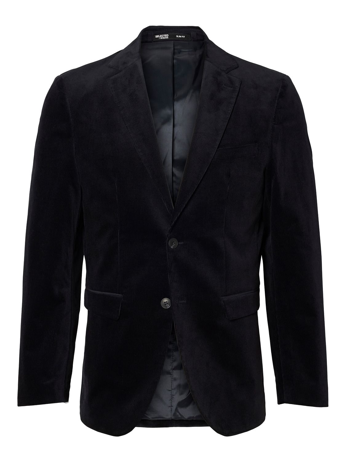 Dark Blue Corduroy Blazer
