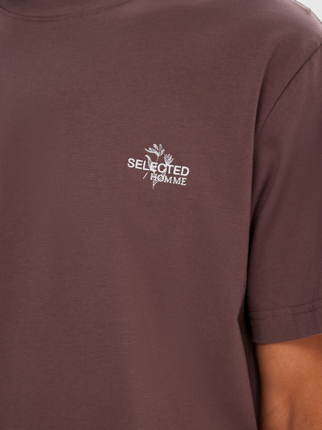 Brown Organic Cotton T-shirt