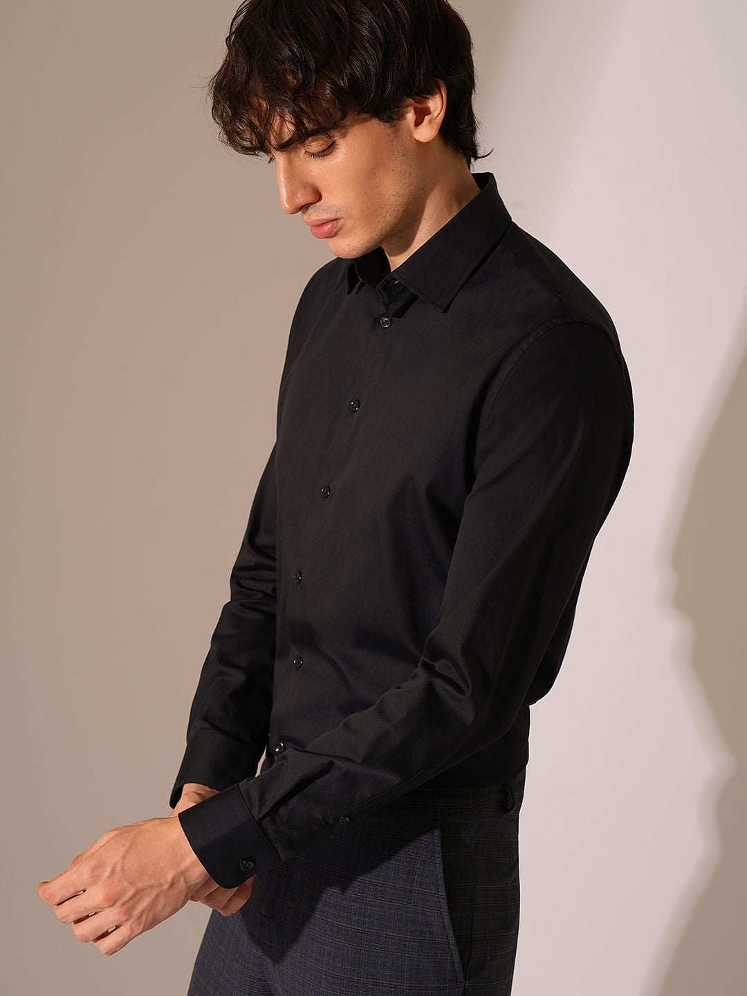 Black Organic Cotton Performance Shirt