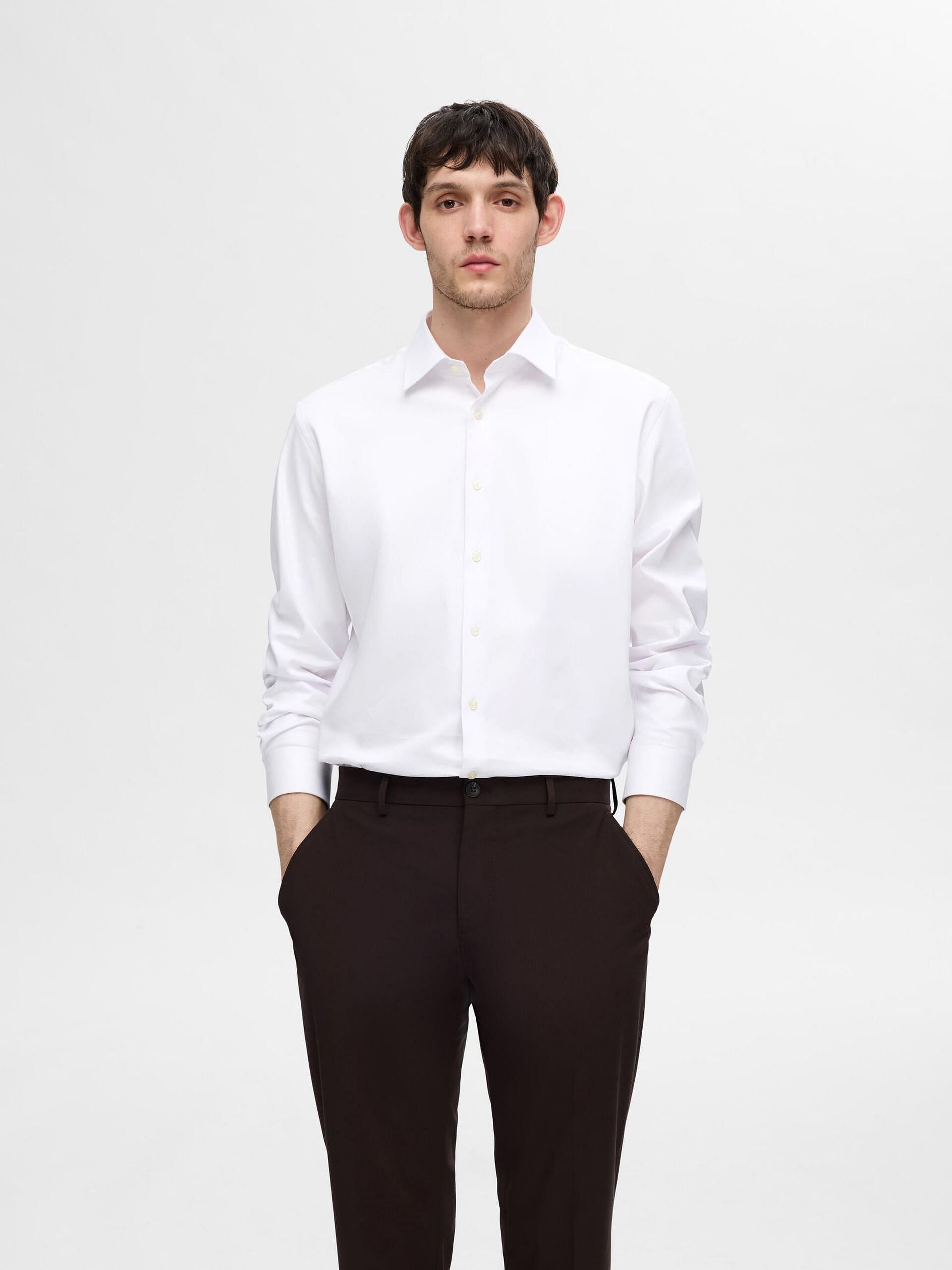White Organic Cotton Performance Shirt