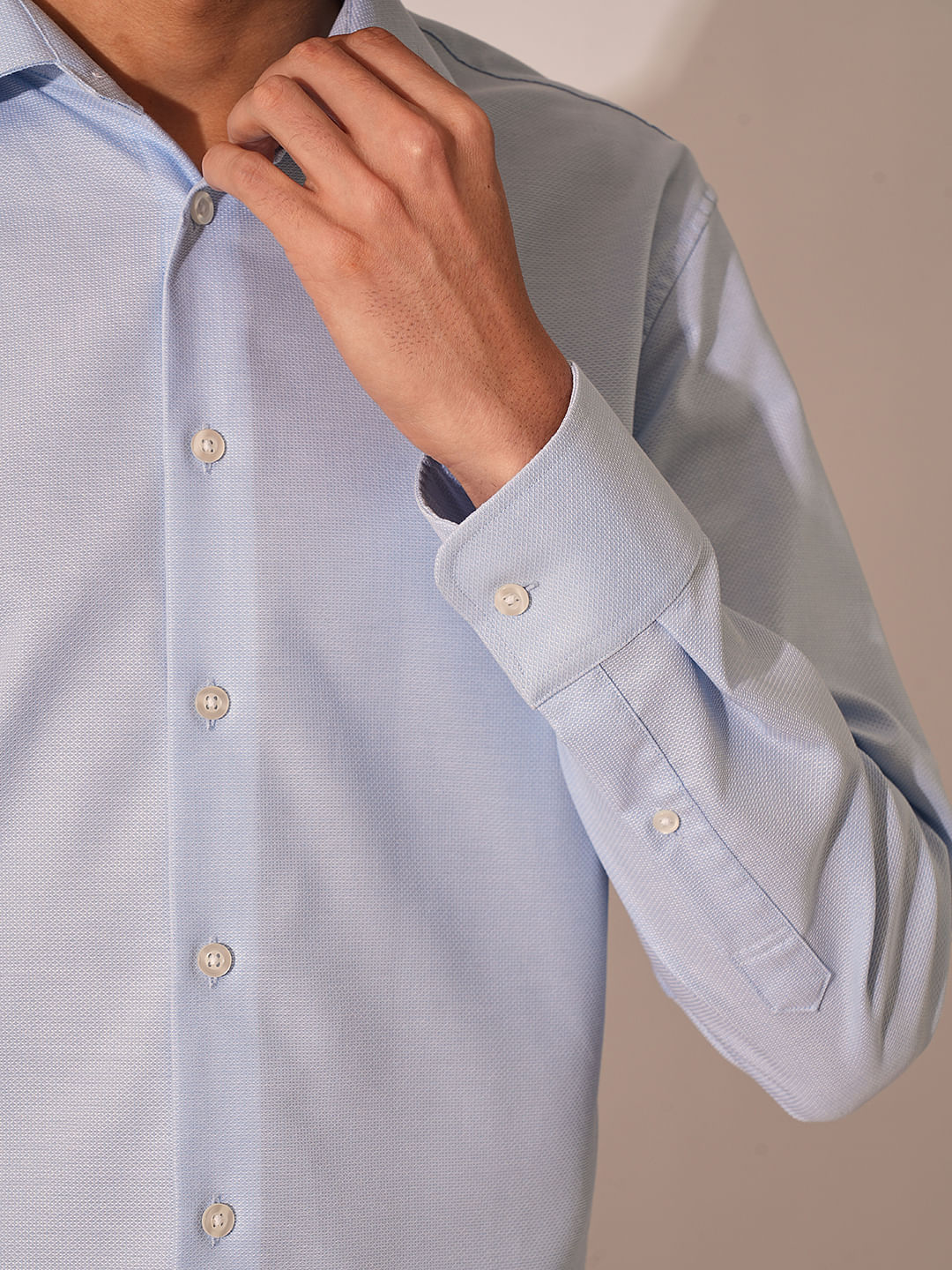 Light Blue Non-Iron Formal Shirt